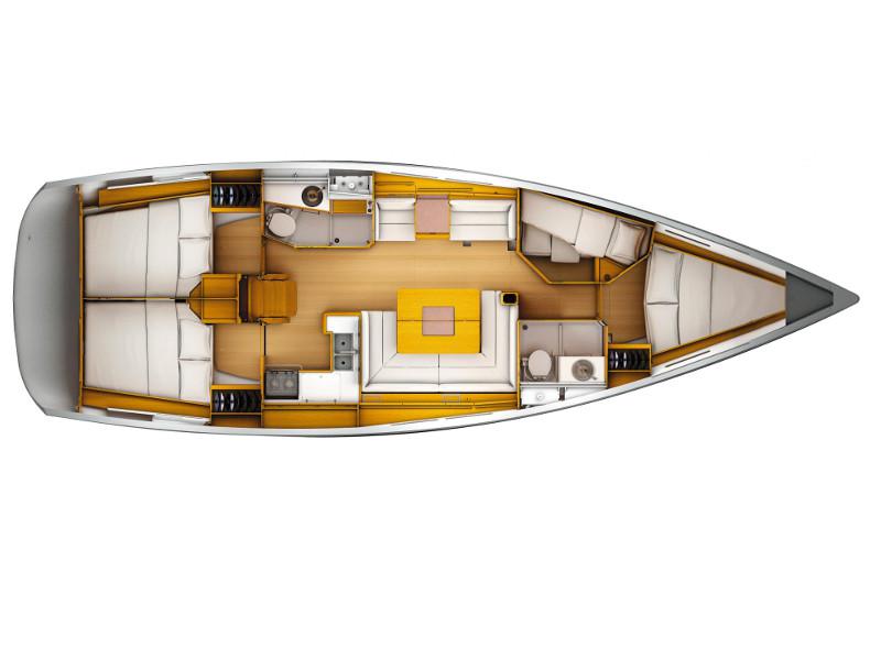 Book yachts online - sailboat - Sun Odyssey 449 - Wagner - rent