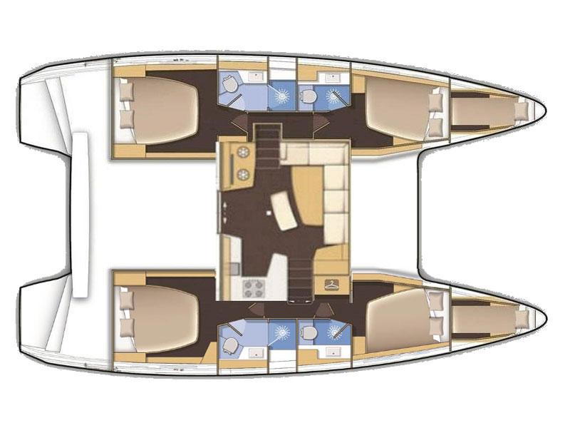 Book yachts online - catamaran - Lagoon 42 - Discovery - rent