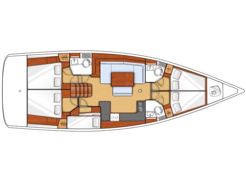 Book yachts online - sailboat - Oceanis 48 - Aldabra - rent