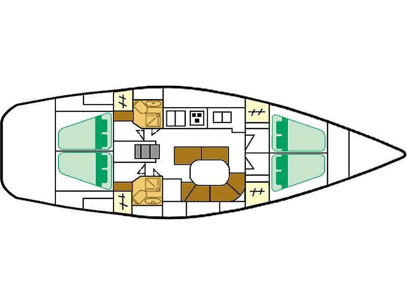 Book yachts online - sailboat - Oceanis 461 - Seagull - rent