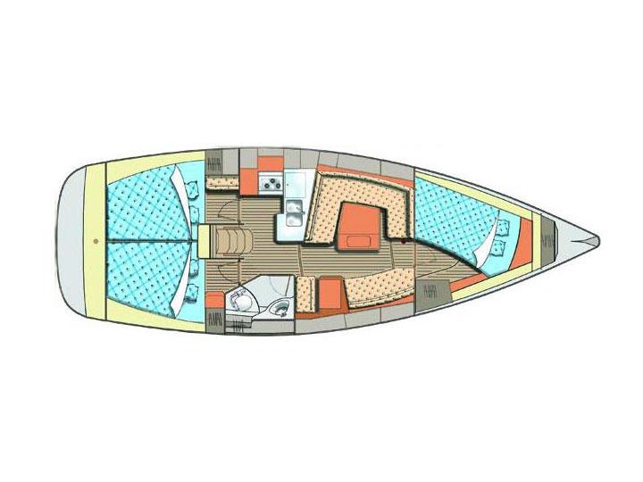 Book yachts online - sailboat - Elan 384 Impression - Ema - rent