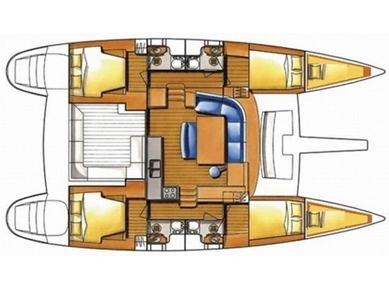 Book yachts online - catamaran - Lagoon 400 - Giselle - rent