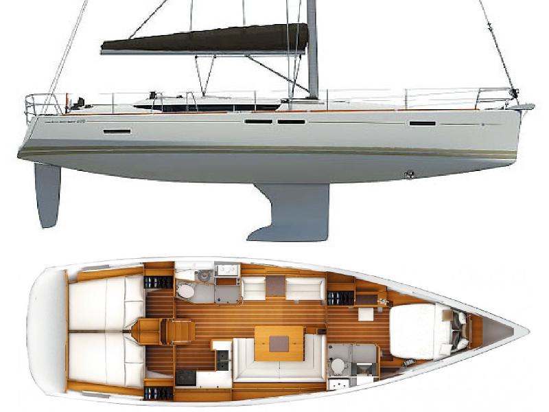 Book yachts online - sailboat - Sun Odyssey 449 - ELISSA - rent