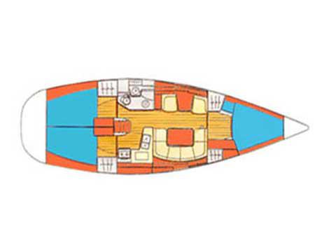 Book yachts online - sailboat - Sun Odyssey 40.3 - QUEEN - rent