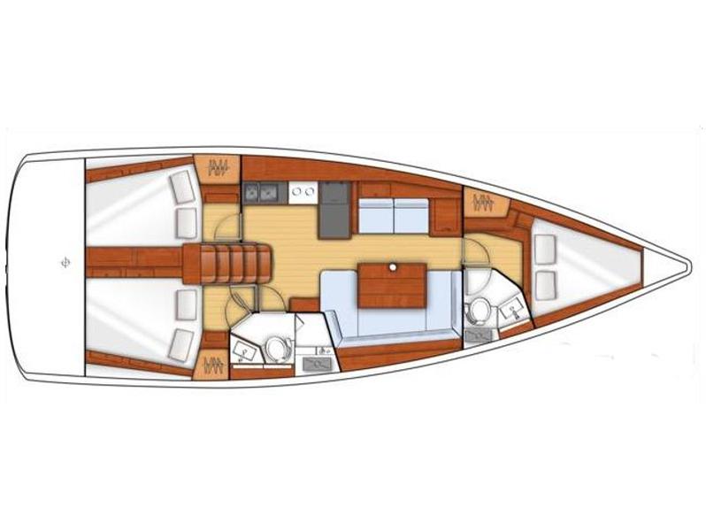 Book yachts online - sailboat - Oceanis 41 - Noah - rent
