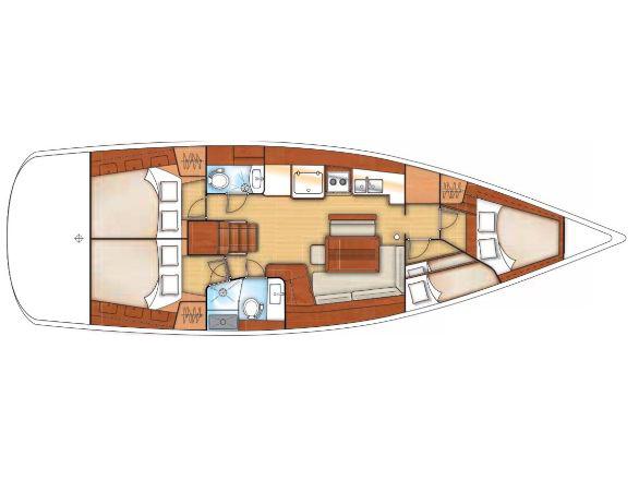 Book yachts online - sailboat - Oceanis 46 - Shedir - rent