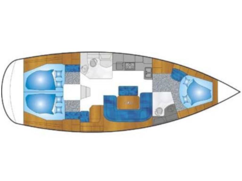 Book yachts online - sailboat - Bavaria 39 Cruiser - Martina - rent