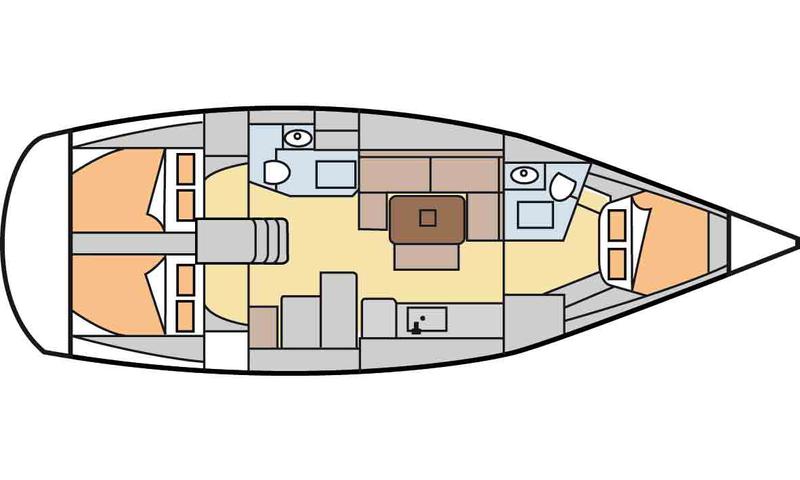 Book yachts online - sailboat - Dufour 405 Grand Large - Ricarda - rent