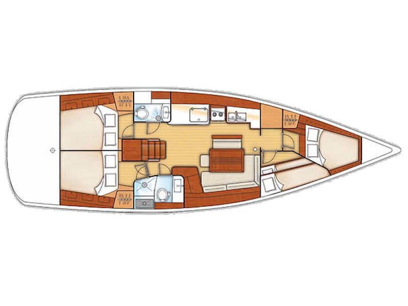 Book yachts online - sailboat - Oceanis 46 - Armonia - rent