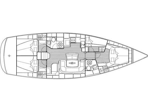 Book yachts online - sailboat - Bavaria 46 C - MH 20 - rent