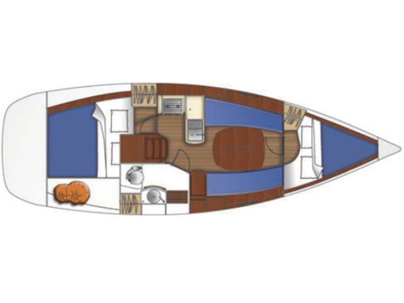 Book yachts online - sailboat - Oceanis 323 - Lily - rent