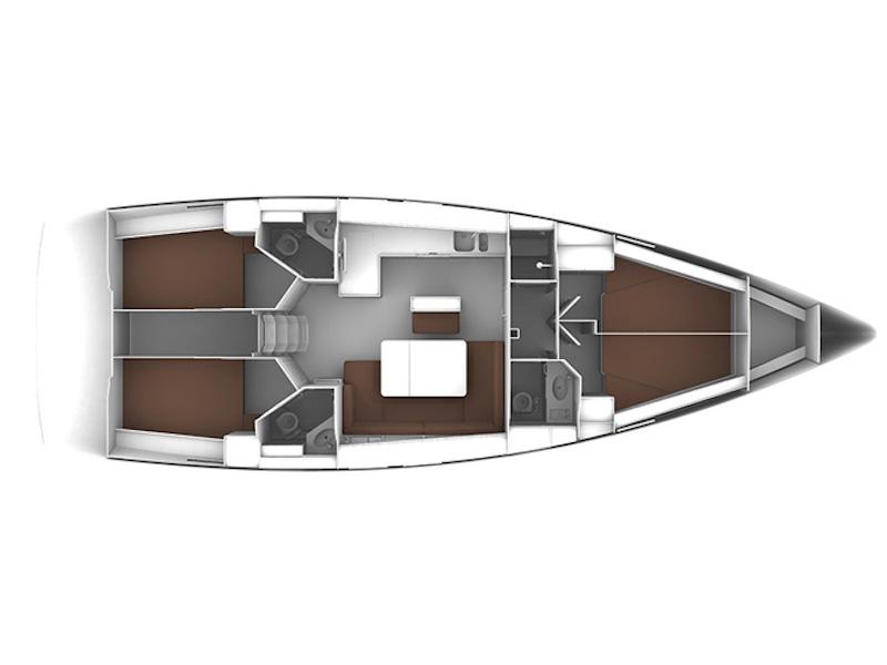 Book yachts online - sailboat - Bavaria Cruiser 46 * - Perda Longa  - rent