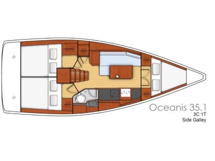 Book yachts online - sailboat - Oceanis 35 - MareAnimi - rent