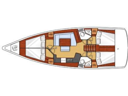 Book yachts online - sailboat - Oceanis 45 - KOS 45.6 - rent