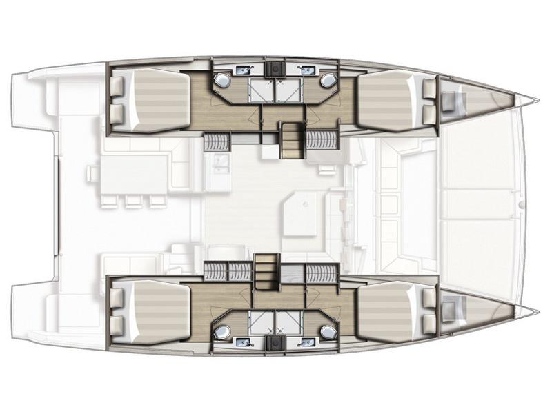 Book yachts online - catamaran - Bali 4.3 - KOS 43.1 - rent