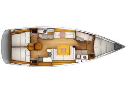 Book yachts online - sailboat - Sun Odyssey 439 - Iva - rent