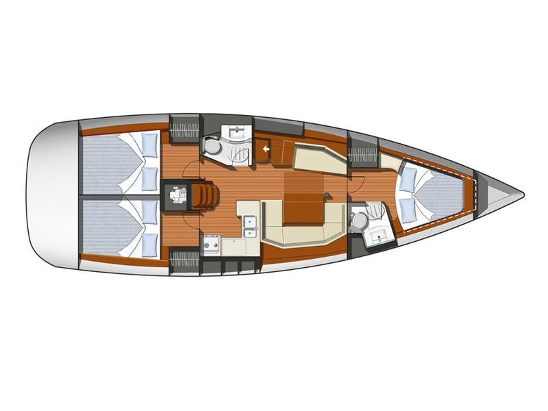 Book yachts online - sailboat - Sun Odyssey 42i _2010 - SY_2023 - rent