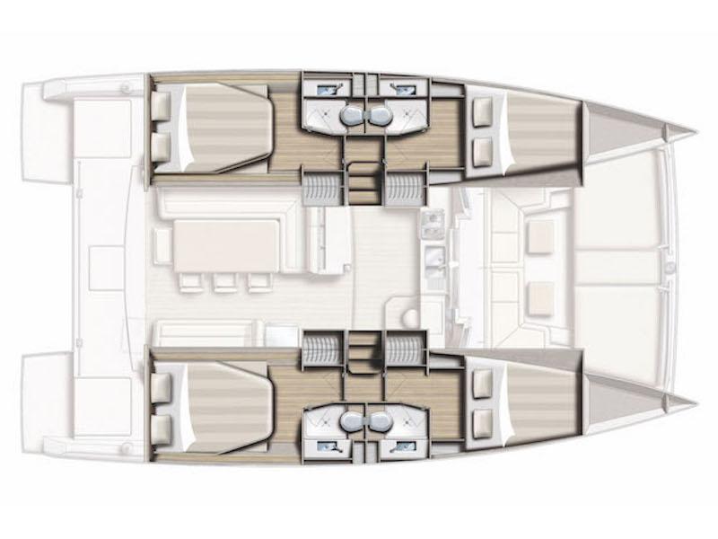 Book yachts online - catamaran - Bali 4.0 - Electra - rent