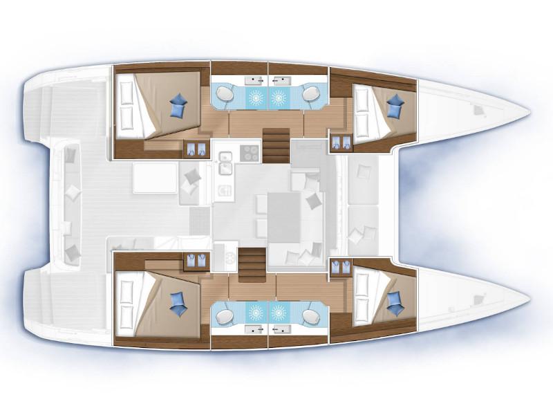 Book yachts online - catamaran - Lagoon 40 - Tortilla Flat - rent