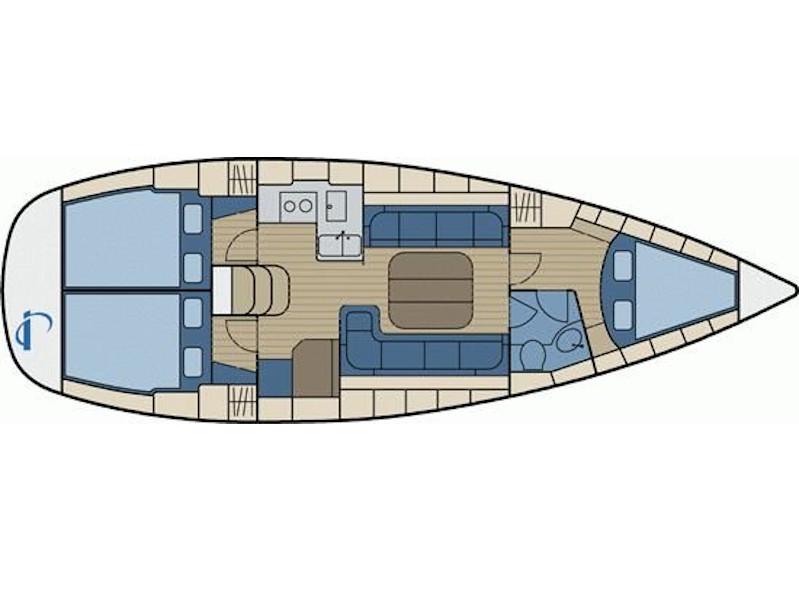 Book yachts online - sailboat - Bavaria Cruiser 37 - Negan - rent