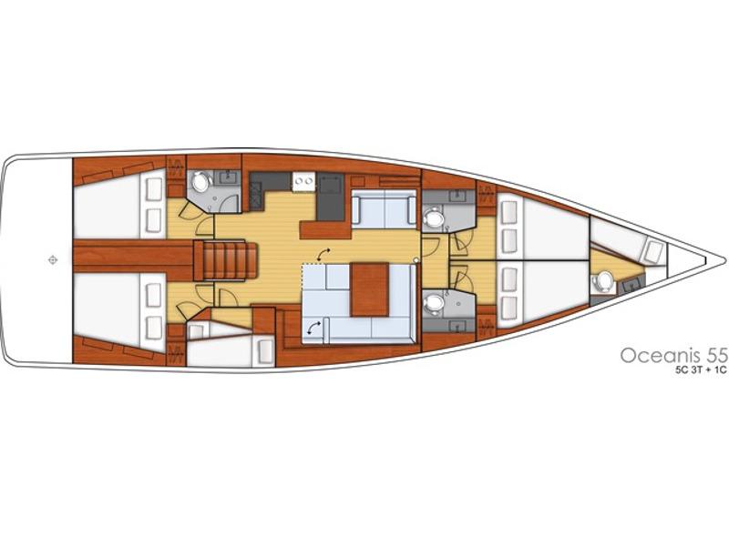 Book yachts online - sailboat - Oceanis 55 - sw6-16 - rent