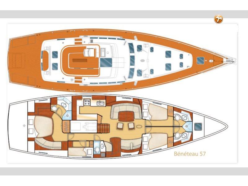 Book yachts online - sailboat - Beneteau 57 - sw6-7 - rent
