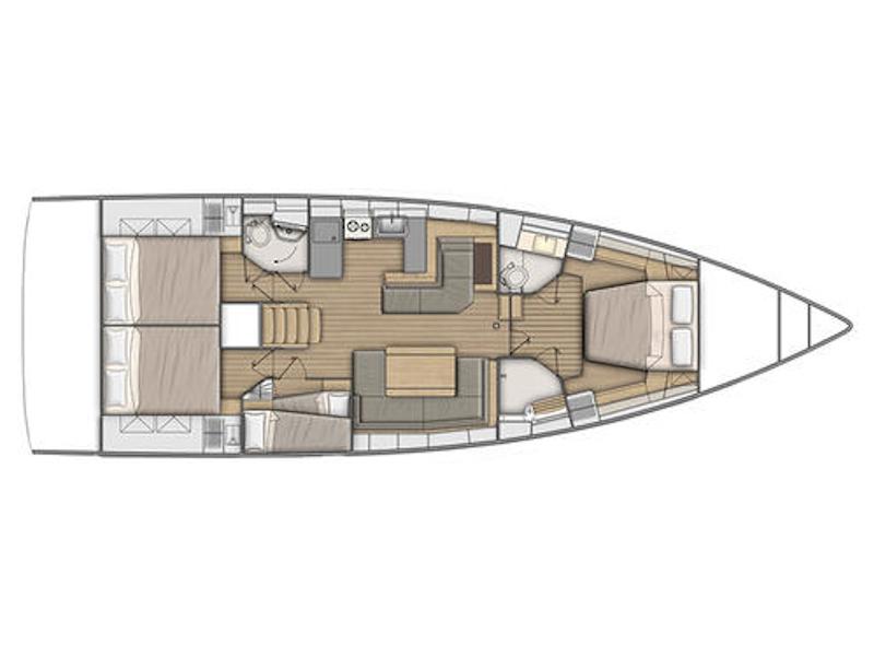 Book yachts online - sailboat - Oceanis 51.1 - Mahina - rent