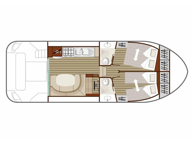 Book yachts online - motorboat - Estivale Quattro B - CASTELNAUDARY FR - rent