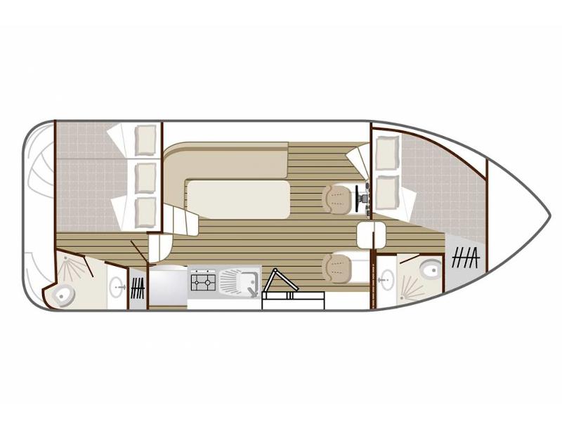 Book yachts online - motorboat - Confort 900 DP - NEURUPPIN DE - rent