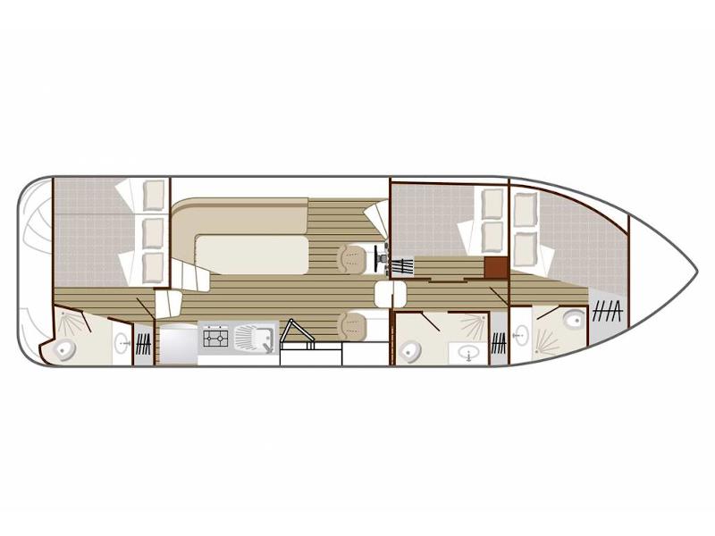 Book yachts online - motorboat - Confort 1100 - ARRAS FR - rent
