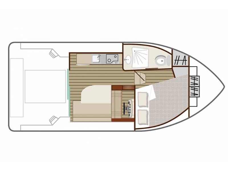 Book yachts online - motorboat - Sedan Primo - BREVANS FR - rent