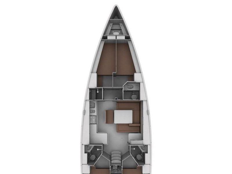 Book yachts online - sailboat - Bavaria Cruiser 45 - Sea Melody  - rent