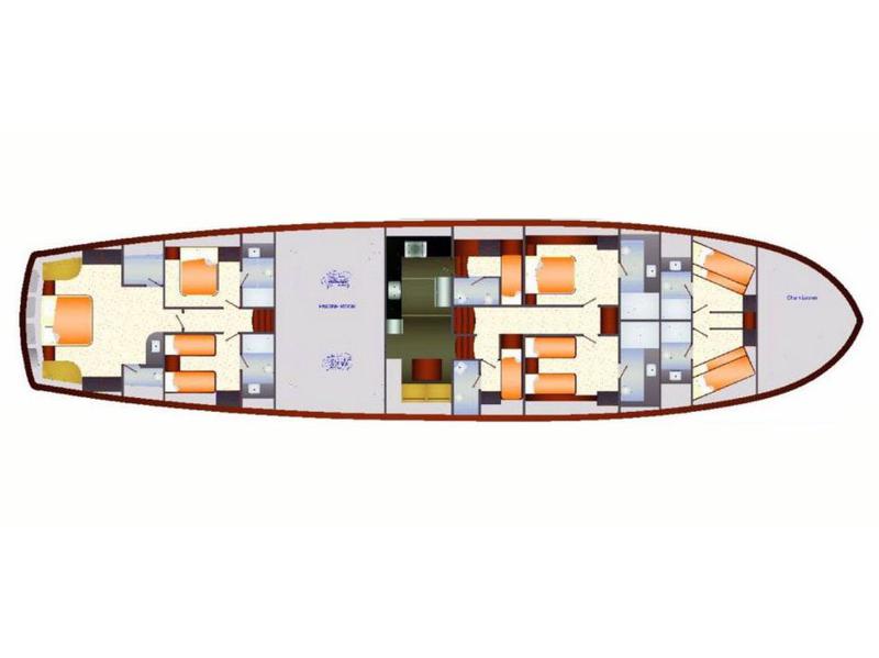 Book yachts online - other - Custom Sailing Gulet 128ft - Dragon Fly - rent