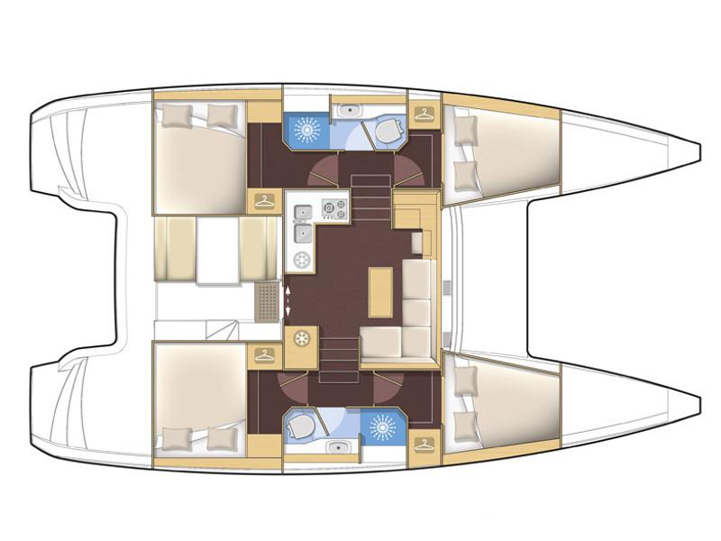 Book yachts online - catamaran - Lagoon 39 - Oceans One - rent
