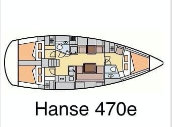 Book yachts online - sailboat - Hanse 470e - Maryanne - rent