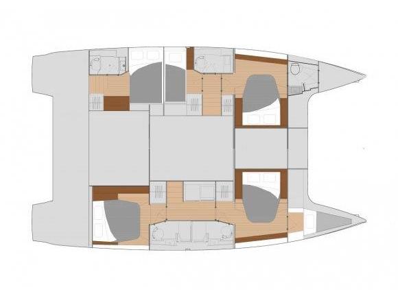 Book yachts online - catamaran - Saona 47 - SAGA I - AC and generator - rent