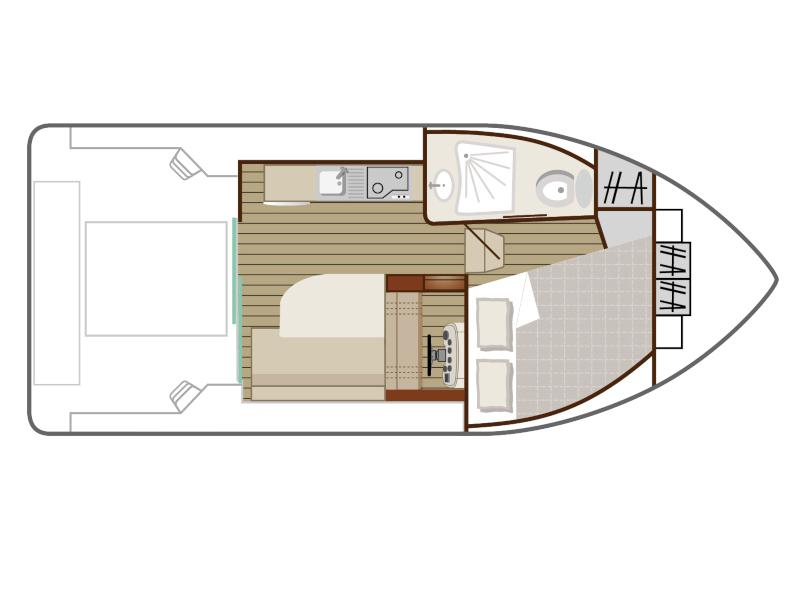 Book yachts online - motorboat - Sedan Primo - COLIBRI - rent