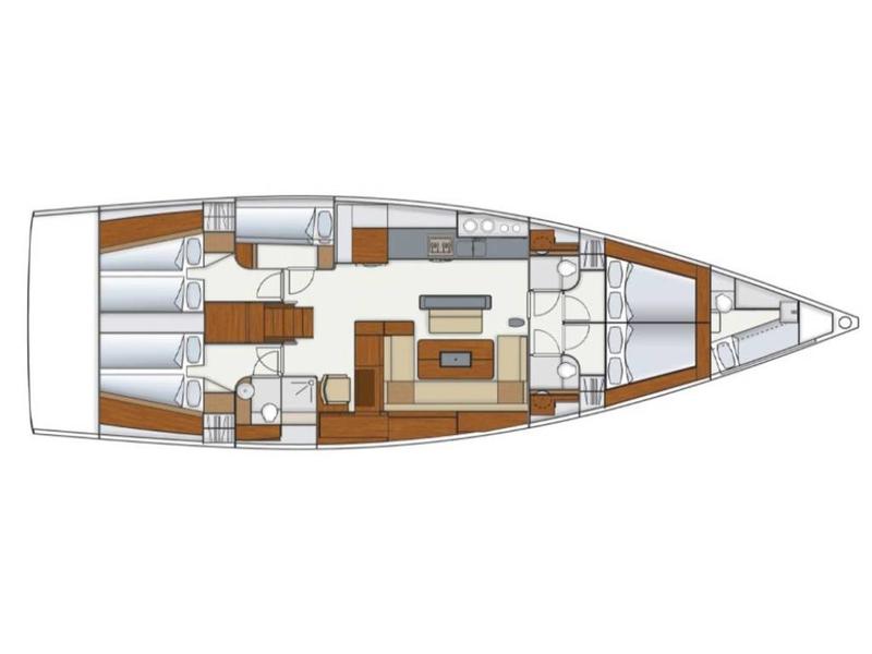 Book yachts online - sailboat - Hanse 575 - ARIA - rent