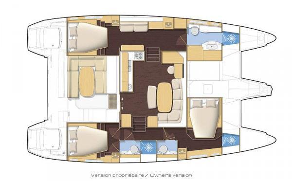 Book yachts online - catamaran - Lagoon 421 - We-Dun-It - rent