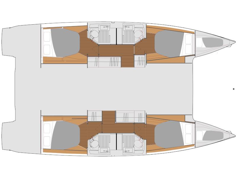Book yachts online - catamaran - Astréa 42 - Mouse - rent