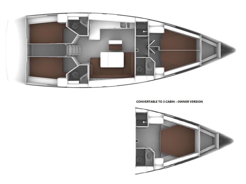 Book yachts online - sailboat - Bavaria Cruiser 46 - NN1 -  NEW 2022 - rent