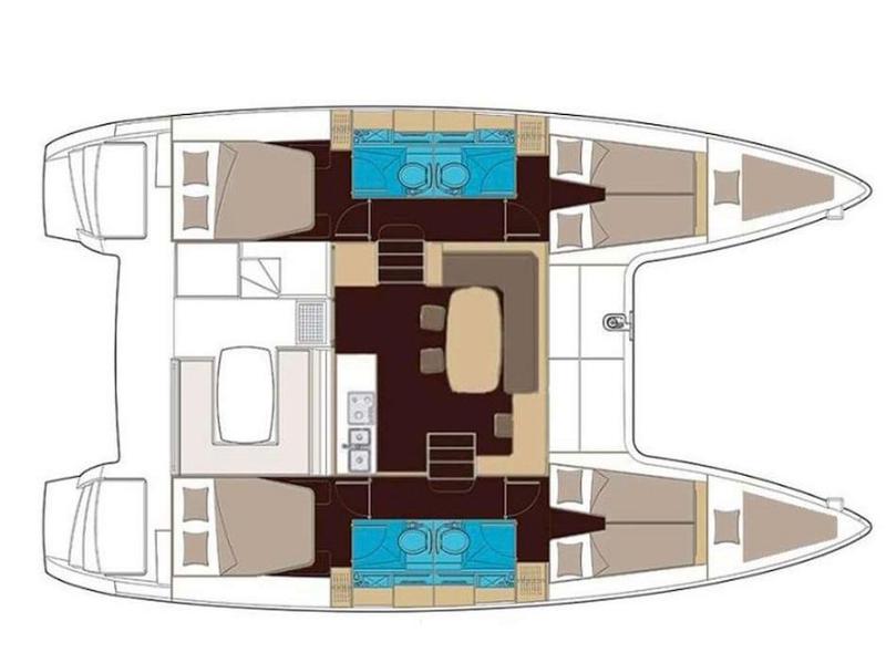 Book yachts online - catamaran - Lagoon 400 S2 - Auster - rent