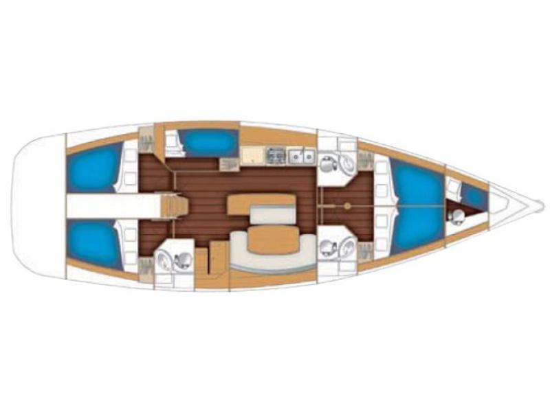 Book yachts online - sailboat - Cyclades 50.5 - Cyc. 50.5 - rent