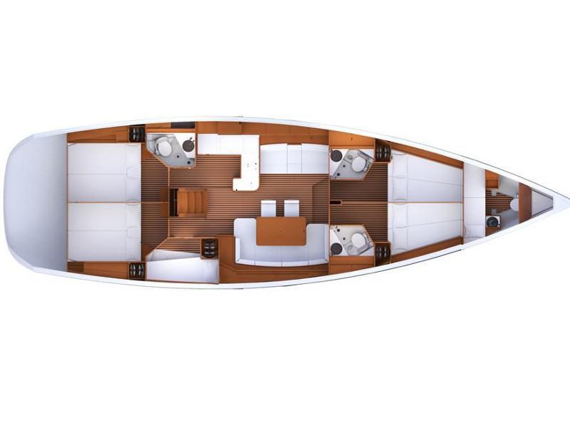 Book yachts online - sailboat - Jeanneau 53sp - Win Win - rent