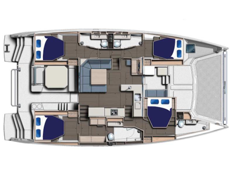 Book yachts online - catamaran - Moorings 5000 - Moorings 5000 (2018) - rent