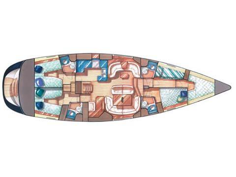 Book yachts online - sailboat - Sun Odyssey 54DS - MAXIMINIA - rent