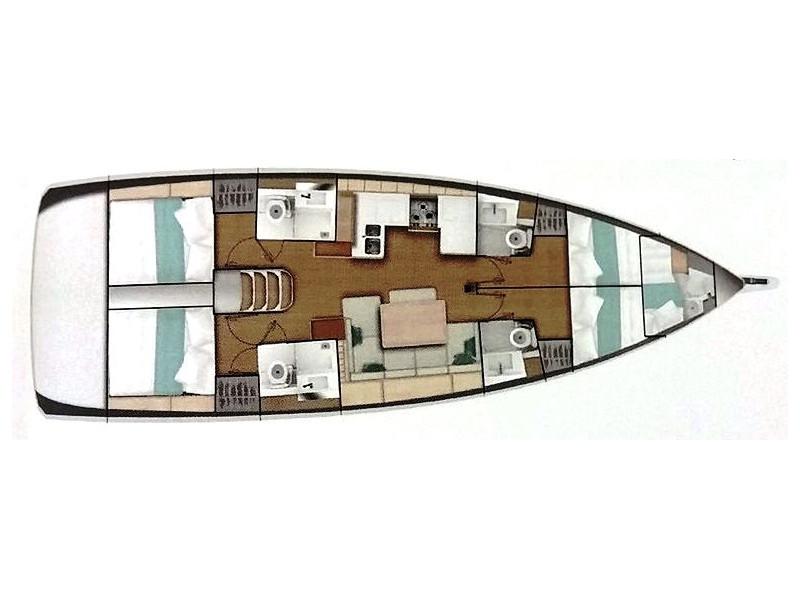 Book yachts online - sailboat - Sun Odyssey 490 - ath49007 - rent