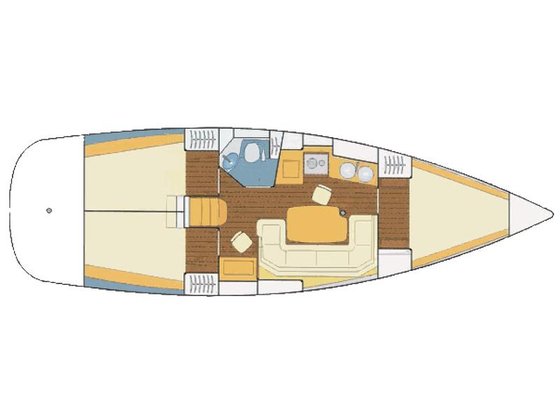 Book yachts online - sailboat - VEKTOR 36 - SILBA - rent