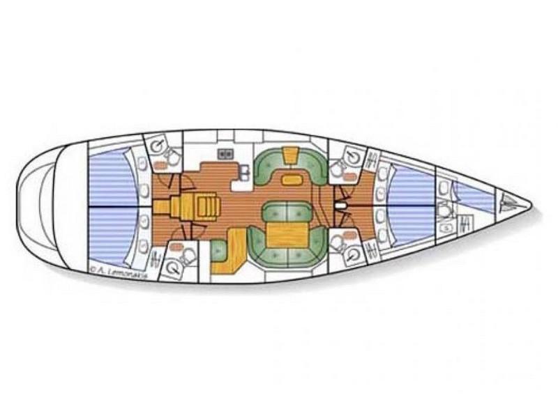 Book yachts online - sailboat - Sun Odyssey 54DS - LUČICA - rent