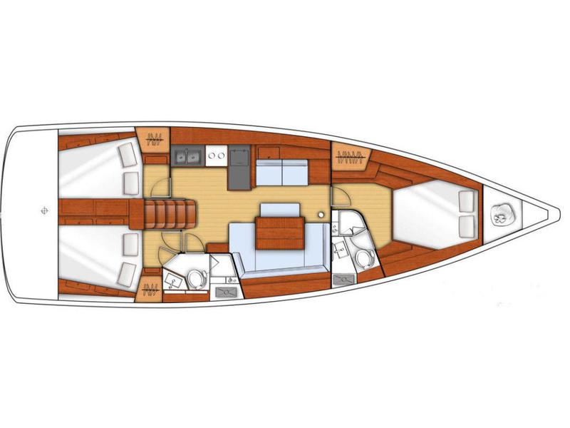 Book yachts online - sailboat - Beneteau Oceanis 45 - Andiamo - rent